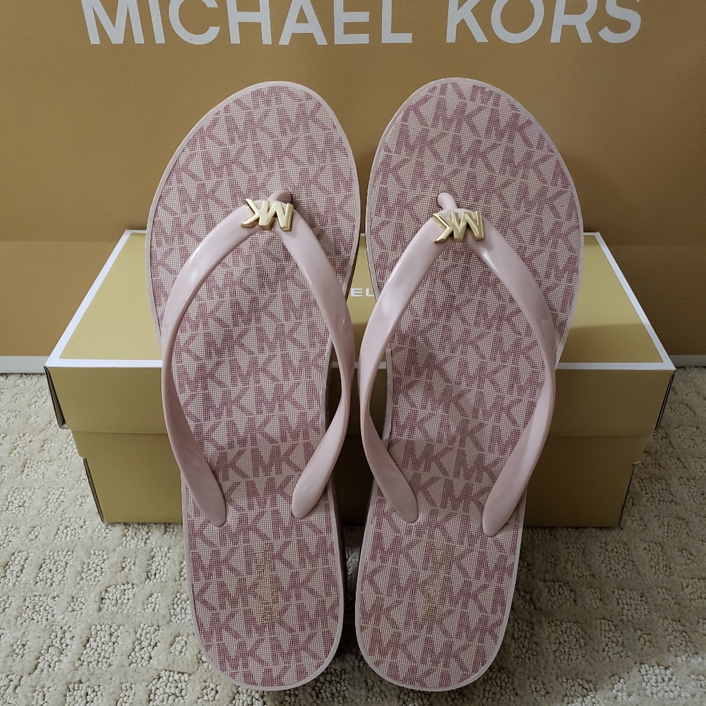 Michael Kors Bedford Glam Sandles slippers pink
